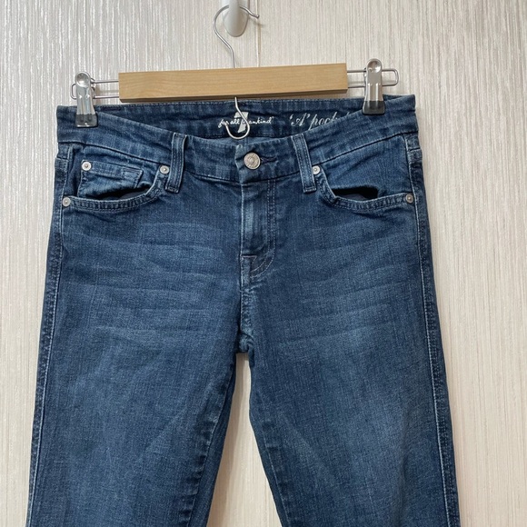 7 For All Mankind Bootcut Jeans - Size 26 | Y2K Revival Denim - Picture 3 of 7